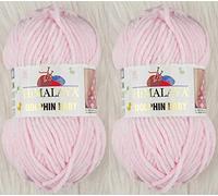 Himalaya Dolphin Baby Strickgarn, 2 Knäuel, 260 Meter, 2 x 100 g, super sperriges Babydeckengarn (80303)