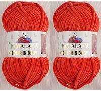 Himalaya Dolphin Baby Strickgarn, 2 Knäuel, 260 Meter, 2 x 100 g, super sperriges Babydeckengarn (80312)