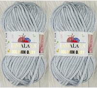 Himalaya Dolphin Baby-Strickgarn, 2 Knäuel, 260 m, 2 x 100 g, super sperriges Babydeckengarn (80325)