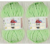 Himalaya Dolphin Baby Strickgarn, 2 Knäuel, 260 Meter, 2 x 100 g, super sperriges Babydeckengarn (80350)