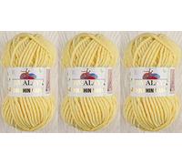 Himalaya Dolphin Baby Strickgarn, 3 Knäuel, 395 Meter, 3 x 100 g, super sperriges Babydeckengarn (80302)