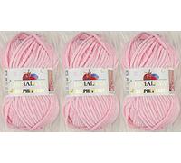 Himalaya Dolphin Baby Strickgarn, 3 Knäuel, 395 Meter, 3 x 100 g, super sperriges Babydeckengarn (80319)