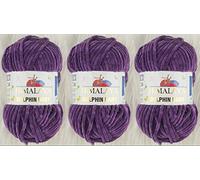 Himalaya Dolphin Baby Strickgarn, 3 Knäuel, 395 Meter, 3 x 100 g, super sperriges Babydeckengarn (80340)