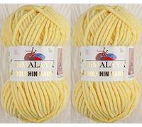 Himalaya Dolphin Baby Strickgarn Strickgarn, 2 Knäuel, 241 Meter, 2 x 100 g, super sperriges Babydeckengarn (80302)