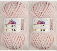 Himalaya Dolphin Baby Strickgarn, 2 Knäuel, 260 Meter, 2 x 100 g, super sperriges Babydeckengarn (80353)