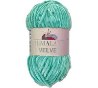 Himalaya Velvet Dolphin Wolle 100 g 40 Farben zur Auswahl Chenille Strickgarn Flauschgarn Glanz Accessoire Kleidung Decken
