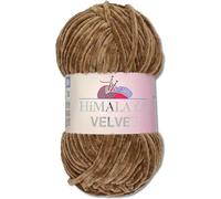 Himalaya Velvet Dolphin Wolle 100 g 40 Farben zur Auswahl Chenille Strickgarn Flauschgarn Glanz Accessoire Kleidung Decken
