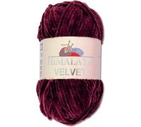 Himalaya Velvet Dolphin Wolle 100 g 40 Farben zur Auswahl Chenille Strickgarn Flauschgarn Glanz Accessoire Kleidung Decken