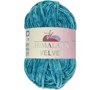 Himalaya Velvet Dolphin Wolle 100 g 40 Farben zur Auswahl Chenille Strickgarn Flauschgarn Glanz Accessoire Kleidung Decken
