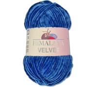 Himalaya Velvet Dolphin Wolle 100 g 40 Farben zur Auswahl Chenille Strickgarn Flauschgarn Glanz Accessoire Kleidung Decken