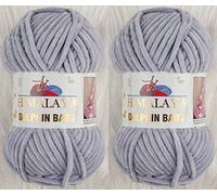 Himalaya Dolphin Baby Strickgarn, 2 Knäuel, 260 Meter, 2 x 100 g, super sperriges Babydeckengarn (80351)