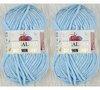 Himalaya Yarn Dolphin Baby-Garn, 2 Knäuel, 260 m, 2 x 100 g, super sperriges Babydeckengarn (80306)