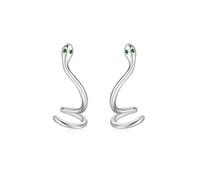 HIMKI Ohrringe Silber Tierkreisjahr Schlange Good Luck Ohrringe Mehrere Stile Hip Hop Schlangen Ohrstecker Schlangen Schmuck für Damen und Mädchen (E)