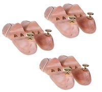 HIMRY 3 Paar | Naturholz Schuheleisten Schuhspanner Schuhdehner, Schuhspanner aus Holz, mit Griffknopf, geteilte und einstellbare Vorderblatt, Gr. 39 / Gr. 40, Gr. 39, Gr. 40, KXB6000-39-3P