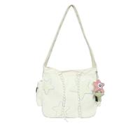 HINGTAT Frauen Star Messenger Bag Casual Y2K Crossbody Tasche Große Kapazität Kawaii Umhängetasche Crossbody Sling Bag Schule Reisetasche