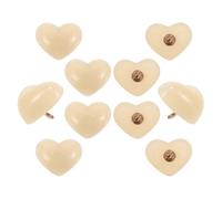 HINTRMENT 10 Stück Herzförmige Knöpfe aus Kunstharz für Bastelarbeiten und Mäntel Praktisch zum Nähen Langlebig für Selbstgemacht und Dekorative Nähprojekte