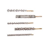 HINTRMENT 5 Stück Teiliges Strass Haarspangen aus Glitzernde Haarklammern mit Kristallverzierung Elegante Haarschmuck Clips für Damen für Hochzeiten und Besondere Anlässe