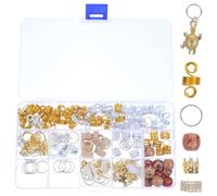 HINTRMENT Haarschmuck zum Dekorieren von Haaren und Schmuck mit Schönen Formen aus Legierung 158 Stück Geeignet für Hochzeiten und Shows