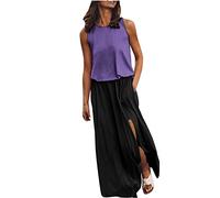 HINTSAN Boho Kleid Damen Strandkleider Damen Boho Sommer Kurz Kleid Beige Elegantes Kleid Damen Festlich Knielang Strandkleid Lang Damen Kleid Midi Maxikleid Schwarz Weiß Gestreift