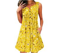 HINTSAN Festliches Kleid Mädchen Kleider Sommer Eng Tunika Kleid Damen Lang Kawaii Dress Kleider Damen Festlich Grün Sommerkleid Lang Festlich Kleider Frauen Sommer Bunt A Linie