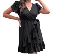 HINTSAN Kleid Lang Maxikleid Damen Sommer Eng Party Kleider Damen Maxikleid Boho Weiß Sommerkleid Damen Festlich Kleid Weiß Elegant Strandkleider Damen Sommer Lang