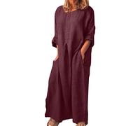 HINTSAN Mädchen Kleid Strandkleider Kurz Kleines Schwarzes Kleid Mini Dress Maxi Sommerkleid Kleid Elegant Kleid Blau Lang