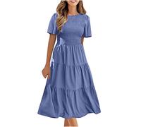 HINTSAN Mittelalter Kleid Damen GüRtel Kleid Kleid Schwarz Weiß Damen Kurze Sommerkleider Damen Kleid Schwarz Minikleid Schwarz TüLl Sommerkleid Damen Kurz Elegant