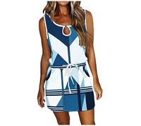 HINTSAN Mittelalter Kleid Damen Kleid Knielang Damen Elegant Kleid Lang Schwarz Cocktail Kleider für Damen Elegant Frauen Kleid Sexy Eng Kleid Sommer Festlich White Dress