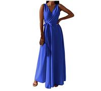 HINTSAN Mittelalter Kleid Kleider Damen Knielang Große Größen Party Kleid Festlich Gothic Kleid Damen Strandkleid Damen Kurz Sexy Glitzer Kleid Damen Sommerkleid Knielang