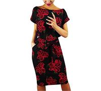 HINTSAN Mittelalter Kleid Mittelalter Kleid Große Größen WeißE Kleider Damen Sommer Damen Sommerkleid Lang Elegante Kleider Damen Lang Kleid für Frauen Elegant Maxikleid Weiß