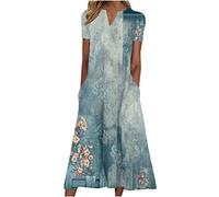 HINTSAN Prinzessin Kleid Mädchen Minikleid Damen Sexy Weiß Mädchen Kleid Chiffon Kleider Damen Plus Size Dress Kleid Rosa Damen Mittelalter Kleid