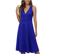 HINTSAN Schwarzes Kleid Damen Lange Strandkleider Damen Sommer Sommerkleid Damen Knielang Weiß Off Shoulder Kleid Maxikleid Schwarz Damen Stretch Sommer Minikleid Kleid Schwarz Damen Eng