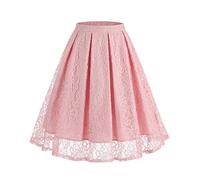 HINTSAN Schwarzes Kleid Damen Sommerkleid Baumwolle Damen Kleid RüCkenfrei Elegant Damen Tunika Kleid Blusenkleid Lang Kleid Rot Damen Kleider Lang Elegant