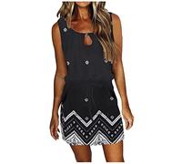 HINTSAN Sexy Kleid Damen Kleid Schwarz Schlitz Lang Dresses for Women Plus Size White Dress for Women Elegant Kleider Frauen Festlich Lang Kleid Schwarz Lang Swing Kleid Damen Festlich