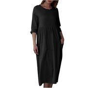 HINTSAN Sexy Kleid Damen Strandkleider Kurz Große Größen Kleider Mädchen Festlich Dresses for Women Elegant Strandkleid Damen Kurz Bunt Sexy Sommerkleider Damen Kurzarm Dress Summer