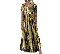 HINTSAN Sommerkleid Damen Sale Angebote Sexy Bodycon Minikleid Club Kleid One Shoulder Partykleid Bodycon Kleid Kurz Enges Wickelkleid Bodycon Bleistiftkleid Colorblock Arbeitskleider mit Gürtel