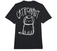 Hip Hop Cat Vintage Retro Backprint Urban Streetwear Katze Comfort Colors Adult Heavyweight T-Shirt