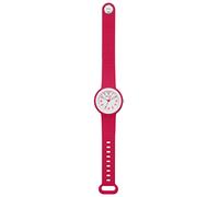 Hip Hop Damen Armbanduhr Hero.Dot Berry 3H Lady in der Farbe Bordeaux mit Silikonarmband, Gehäusedurchmesser: 34 mm, HWU1104