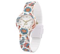 HIP HOP, Damenuhr Crochet Collection HWU1085, mit Only Time - 3H Quartz Uhrwerk, Silikonarmband und Sicherheitsverschluss, Mehrfarbig