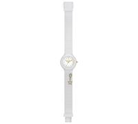 HIP HOP, Damenuhr Dancing in The Light Collection HWU1088, mit Only Time - 3H Quarzwerk, Silikonarmband und Sicherheitsverschluss, Farbe Weiss