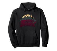 Hip Hop Geboren in der Bronx Urban NYC Skyline Art Pullover Hoodie, Unisex für Erwachsene, Schwarz, XL