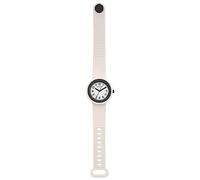 HIP HOP Hero.dot Damenarmbanduhr mit Armband aus Silikon, Farbe: Beige, Gehäusedurchmesser: 34 mm, HWU1128