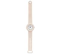 HIP HOP Hero.dot Damenarmbanduhr mit Armband aus Silikon, Farbe: Beige, Gehäusedurchmesser: 34 mm, HWU1115