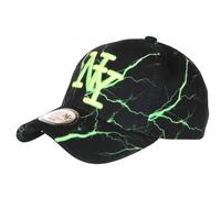 Hip Hop Honour Eklyr NY-Kappe, Neongrün, Schwarz, bedruckt, Original, Streetwear, Baseball, grün, One size