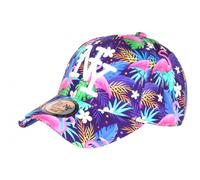 Hip Hop Honour Flamingo-Kappe, Original, Rosa / Violett, NY Baseball Flamingo - Unisex, violett, Einheitsgröße