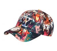 Hip Hop Honour Kinderkappe Tiger, Orange, Original, NY Baseball Wild 7 bis 12 Jahre - Einheitsgröße - Orange