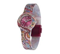 HIP HOP, Kollektion Paisley, Damenuhr mit Armband aus hypoallergenem Silikon und Paisley-Stoffen, Gehäuse 32 mm, wasserfest, Sunray-Verarbeitung, Uhren Armband