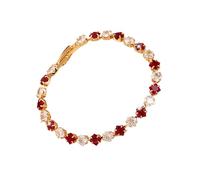 Hip-Hop-Schmuck, bunt, quadratisch, Unisex, Tenniskette, verstellbar, Handkette, Handgelenk-Zubehör, Party, Hip-Hop-Kultur, inspirierend, Unisex, フリーサイズ