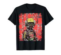 Hip Hop Y2K Vintage Hipster Edgy Urban Streetwear Roboter T-Shirt