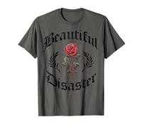 Hip Hop Y2K Vintage Hipster Edgy Urban Streetwear Rose T-Shirt